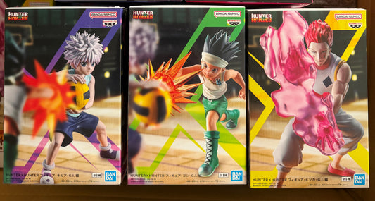 Banpresto Hunter x Hunter Figure Set – Gon Freecss, Killua Zoldyck & Hisoka